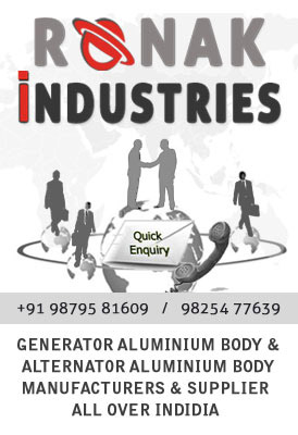 Ronak Industries Manufactureres of Generator Aluminium Body